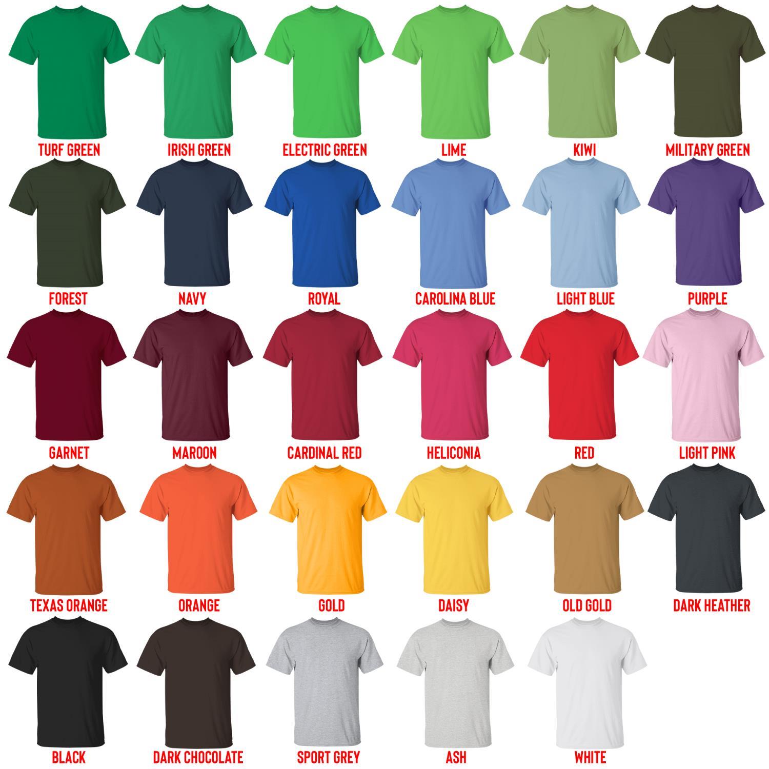 t shirt color chart - Five Nights at Freddy's UK Store