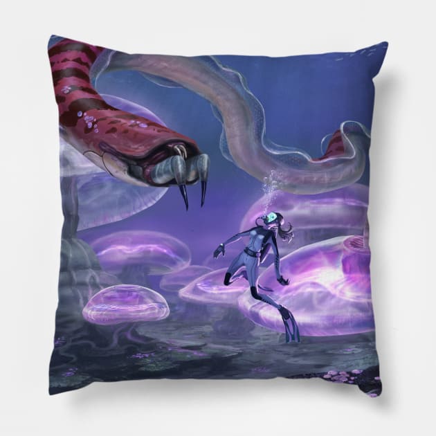 Close Encounter Throw Pillow