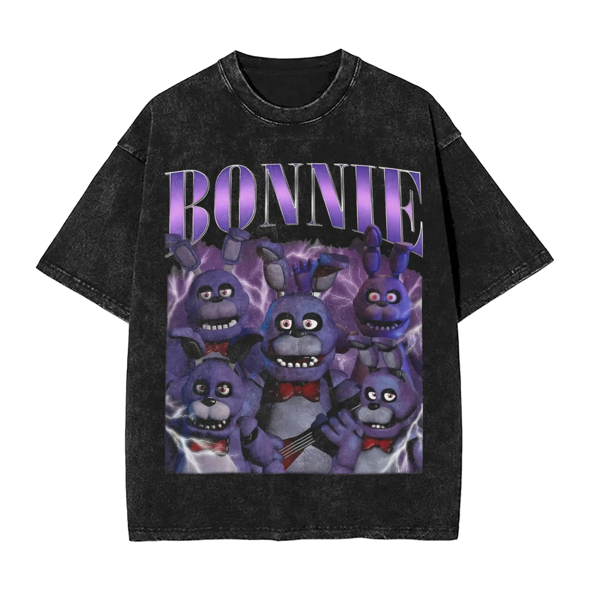 FNAF At Freddys Hot Bonnie Washed T-shirt